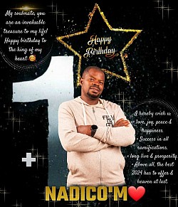 Nadico's birthday flyer